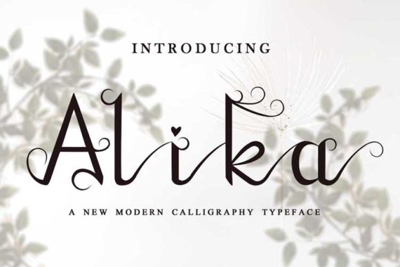 Alika: The Script Font That Elevates Your Craft