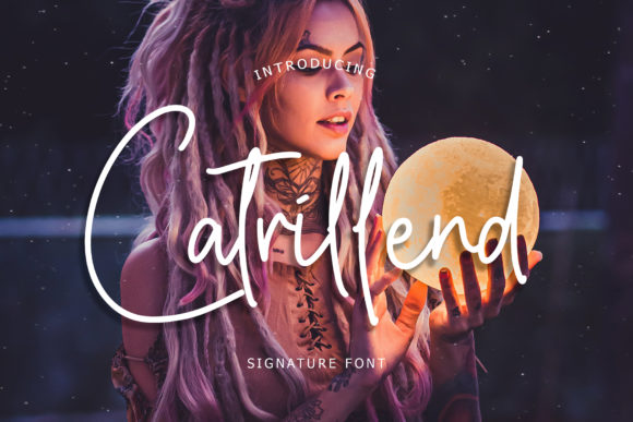 Catrillend: A Handwritten Font for Editorial Grace