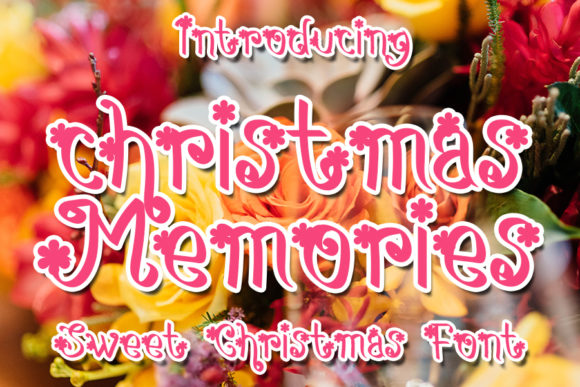 Christmas Memories Font for Web Design Projects