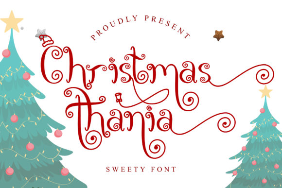 Christmas Thania: A Romantic Script Font for Handmade Creations