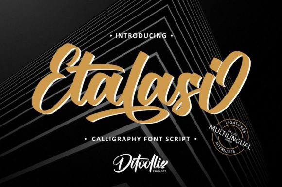 Etalasi: A Handwritten Font That Elevates Editorial Design
