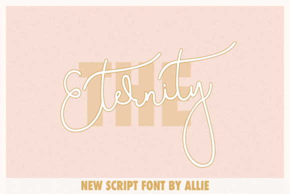 Eternity Script Font for Editorial Design