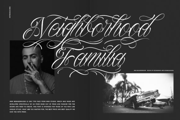 Neighborhood: A Delicate Script for Branding Projects