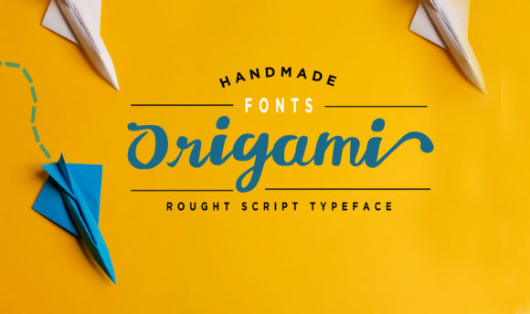 Origami: A Script Font for Editorial Design