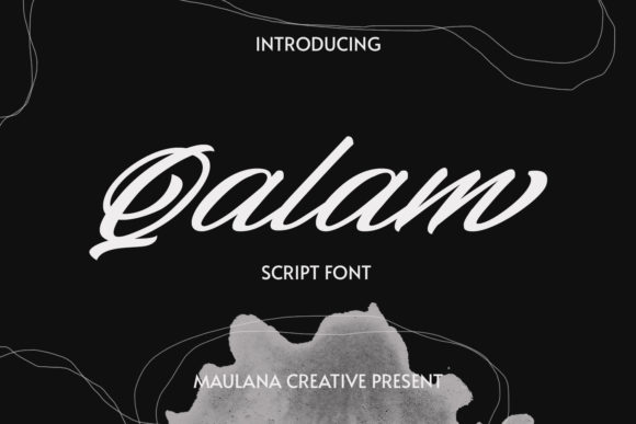Qalam: A Beautiful Script Font for Branding Projects