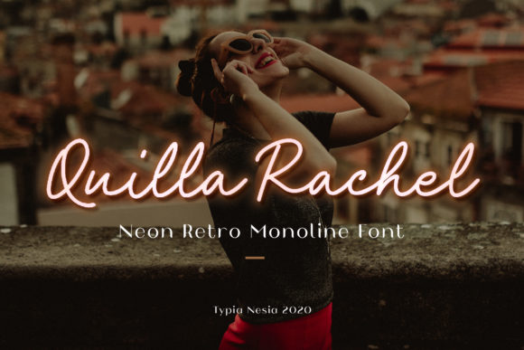 Quilla Rachel: A Handwritten Font for Modern Branding
