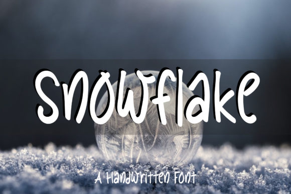 Snowflake: A Handwritten Font for Digital Design