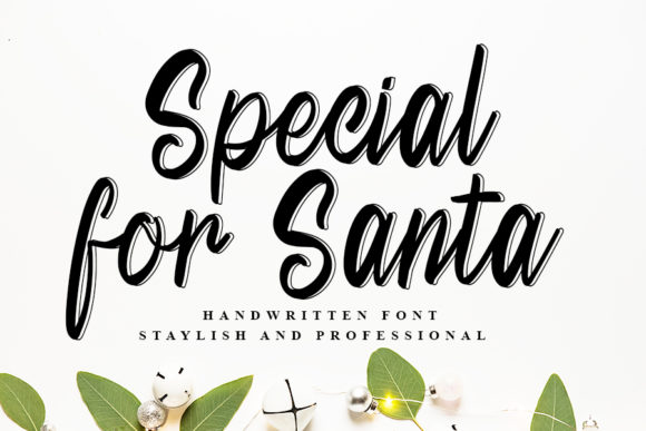 Special for Santa: A Handwritten Font with Holiday Charm
