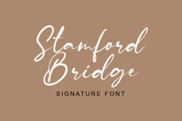 Stamford Bridge: A Sweet Script Font for Handmade Creations
