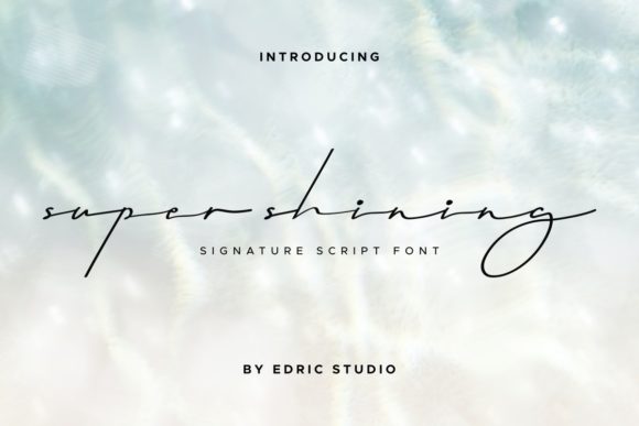 Super Shining: A Font That Shines in Web Design