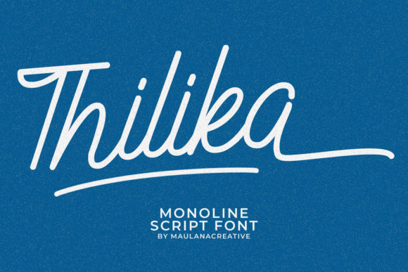 Thilika: A Stylish Script Font for Editorial Design