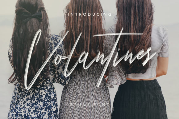 Volantines: A Handwritten Font for Beautiful Craft Projects