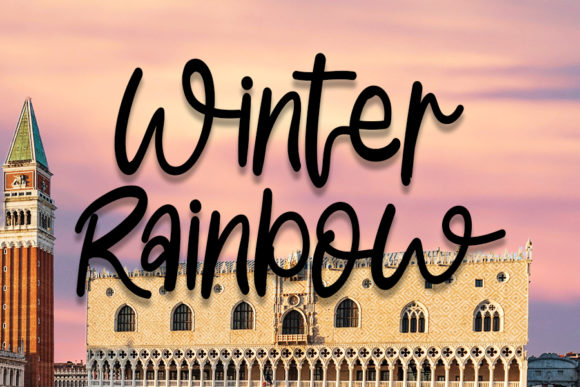 Winter Rainbow: A Font That Elevates Your Brand