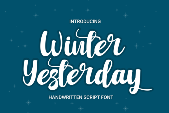 Winter Yesterday: A Script Font for Elegant Web Design