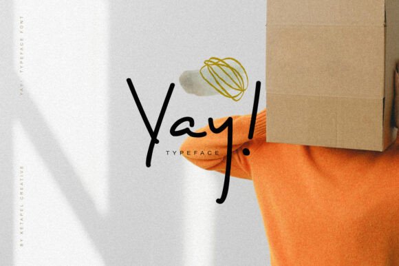 Yay: A Playful Handwritten Font for Editorial Projects